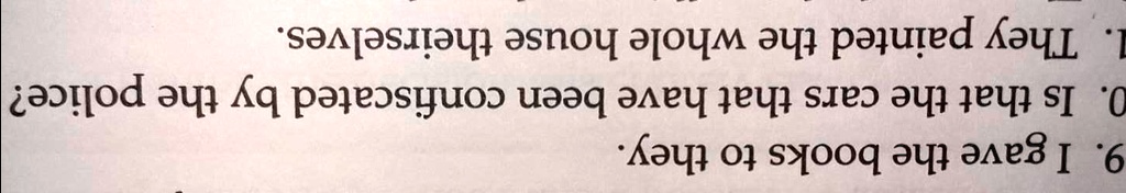 correct the errors to pronouns in these sentences 08707