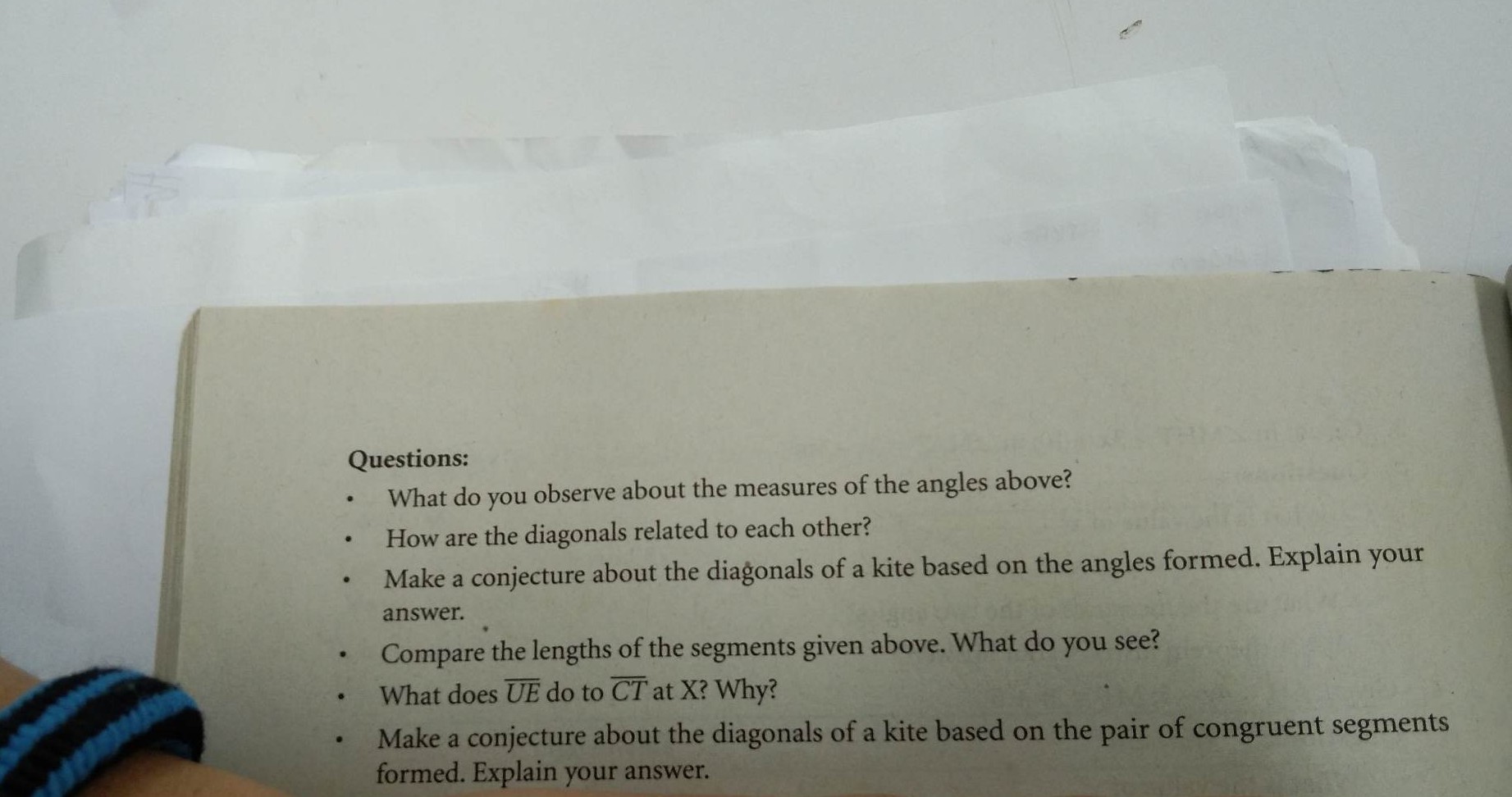 SOLVED Questions What do you observe about the measures of the