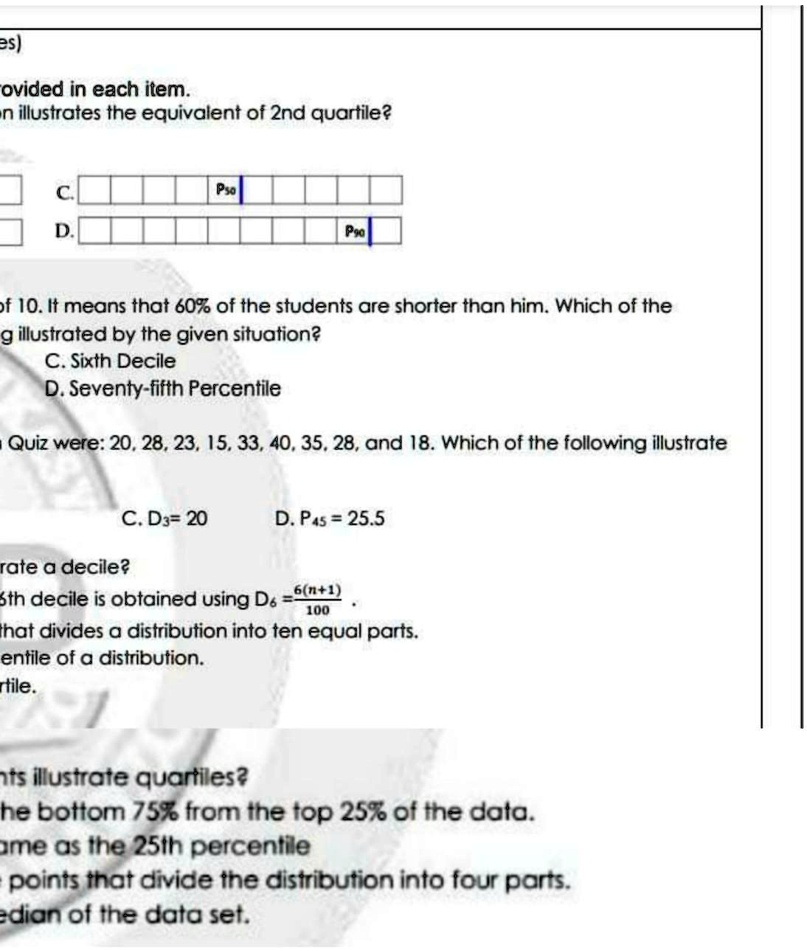 SOLVED: Learning Task 1: Let us choose the BEST! Choose the best answer ...