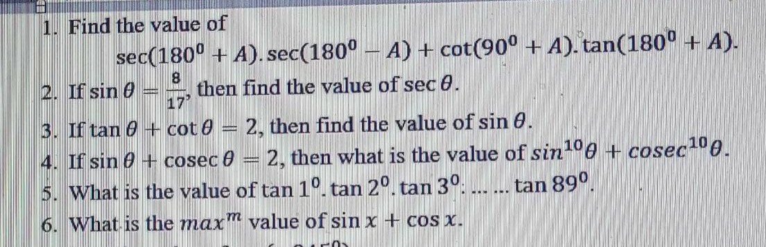Sec 90 - How to calculate the Value of Sec 90?