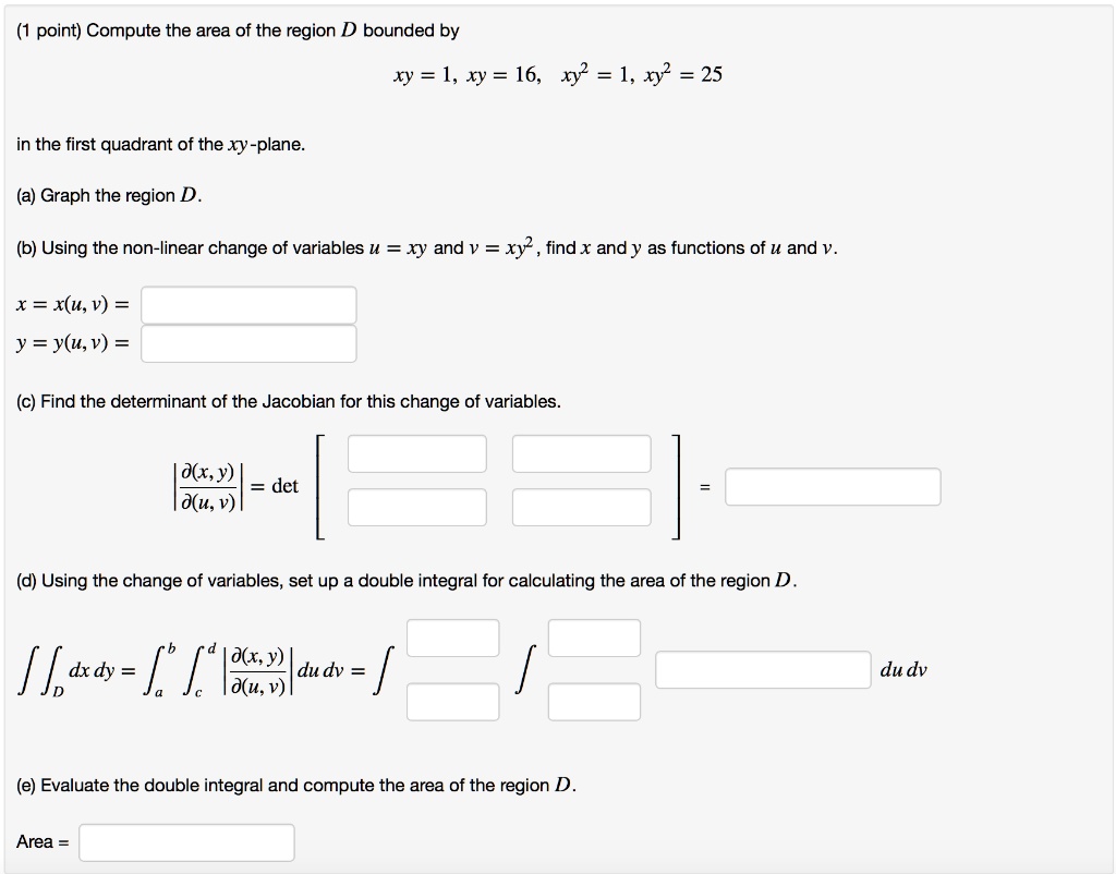 solved-compute-the-area-of-the-region-d-bounded-by-xy-1-xy-16-xy