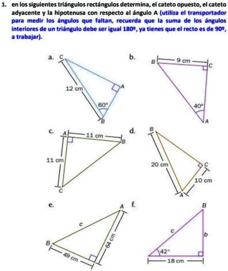 SOLVED: quien me ayuda ha encontrá los lados y los ángulos enlos ...