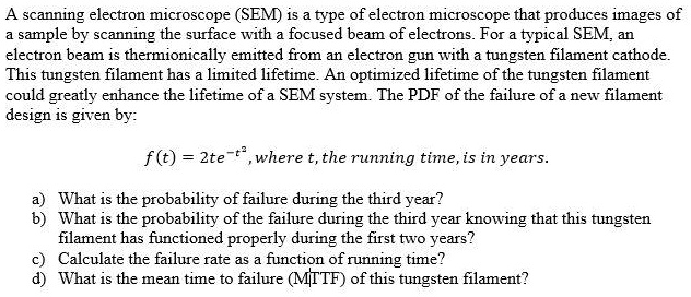 a scanning electron microscope sem is a type of electron microscope ...