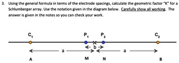 SOLVED: Please help! Calculate geometric factor 