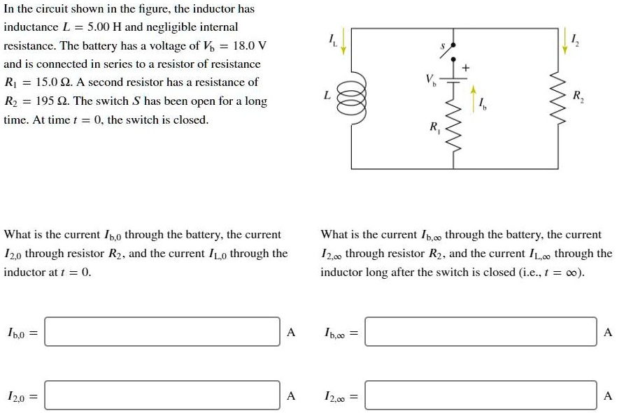 In the circuit shown in the figure; the inductor has … - SolvedLib