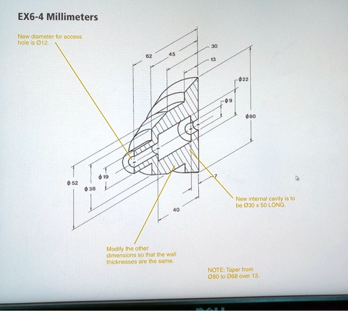 Please do in AutoCAD, showing all steps and dimensions. Do in 2D and 3D ...