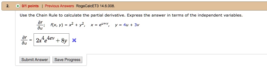 0 1 Points Previous Answers Rogacalcet3 14 6 008 Use T Itprospt