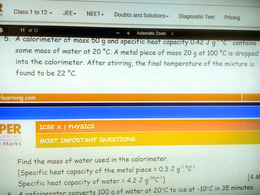 plzz solve this calorimetry genius plzzz 61192