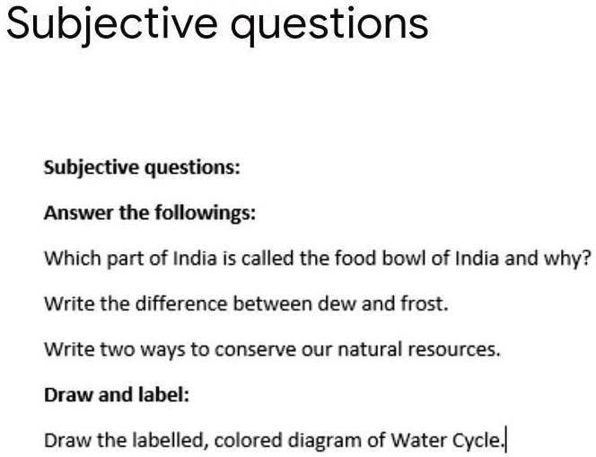 Solved: 'draw Water Cycle For 4'