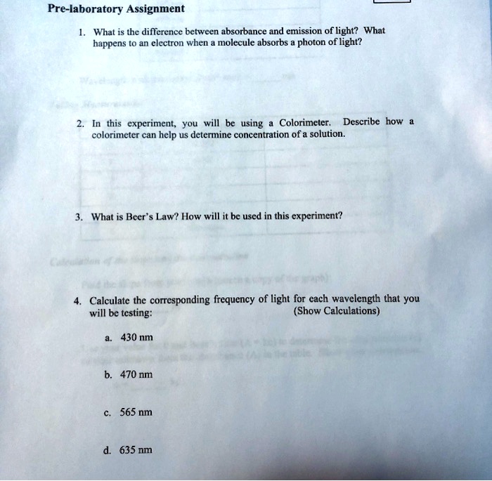 SOLVED Prelaboratory Assignment What is the difference between