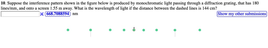 10 Suppose The Interference Pattern Shown In The Fig SolvedLib