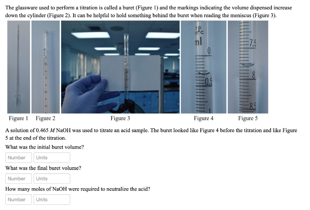 SOLVED The glassware used to perform a titration is called a buret