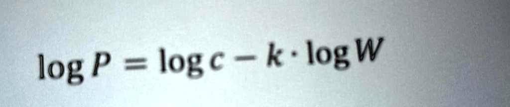 log p log c k cdot log w 57472