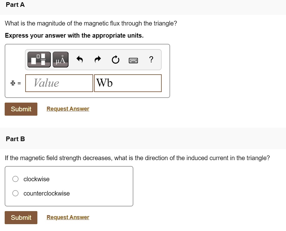SOLVEDPart A What is the magnitude of the flux through the