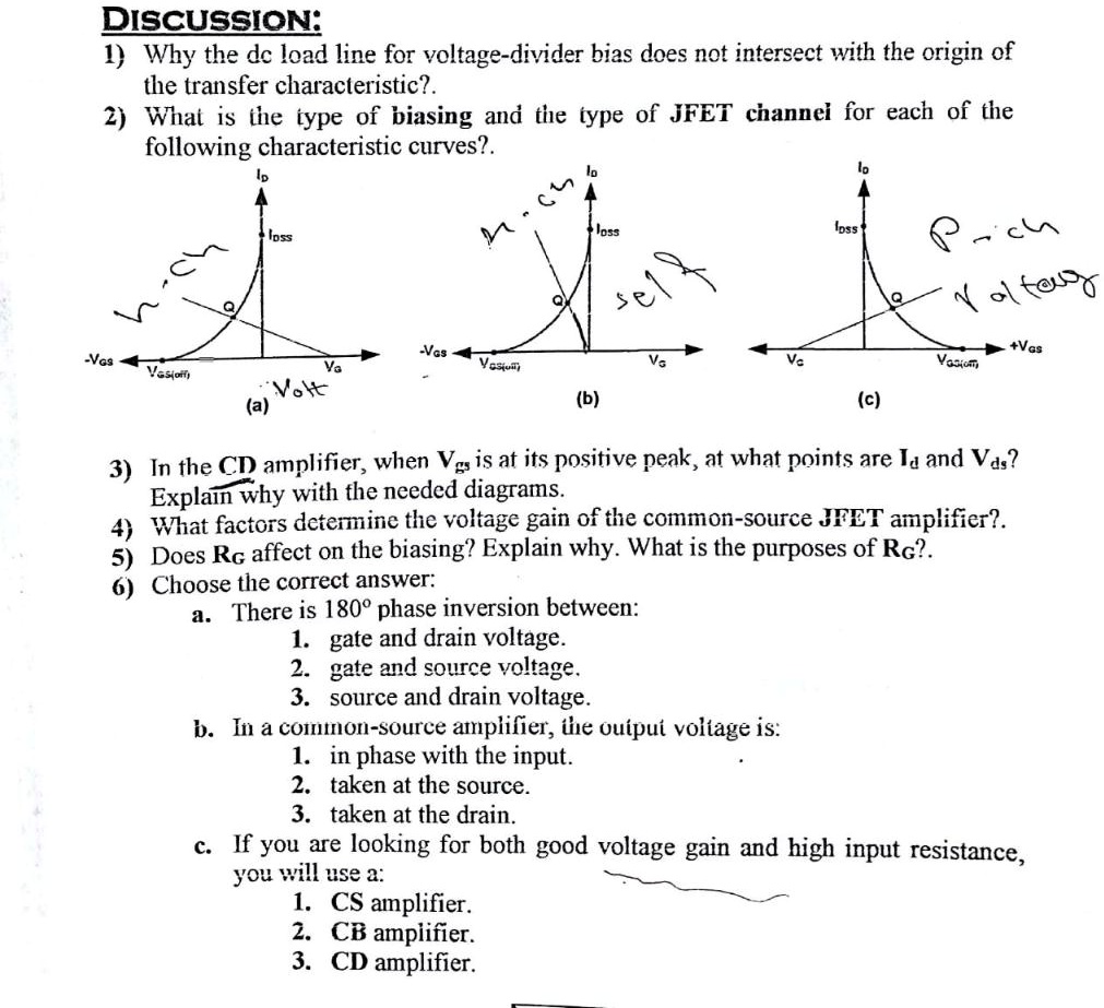 talha's physics academy: uses of dc load line Images... discussion 1 why the dc load line for voltage divider bias does not ...