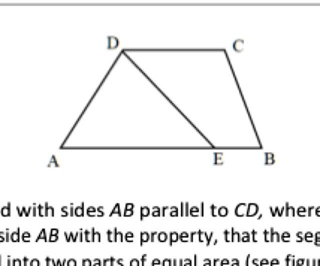 SOLVED: 'ABCD is a trapezoid with sides AB parallel to CD, where AB ...