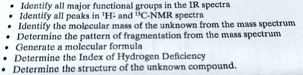 SOLVED: Identify all major functional groups in the IR spectra ...