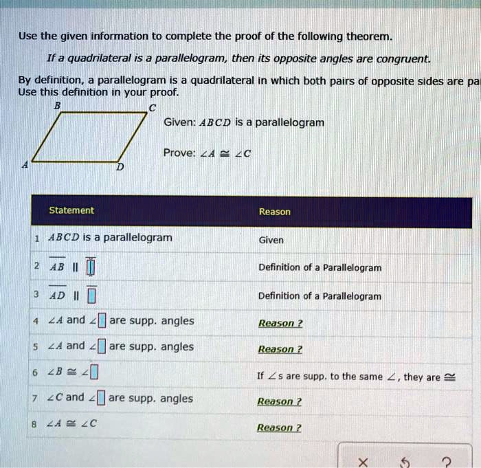 solved-use-the-given-information-t0-complete-the-proof-of-the-following