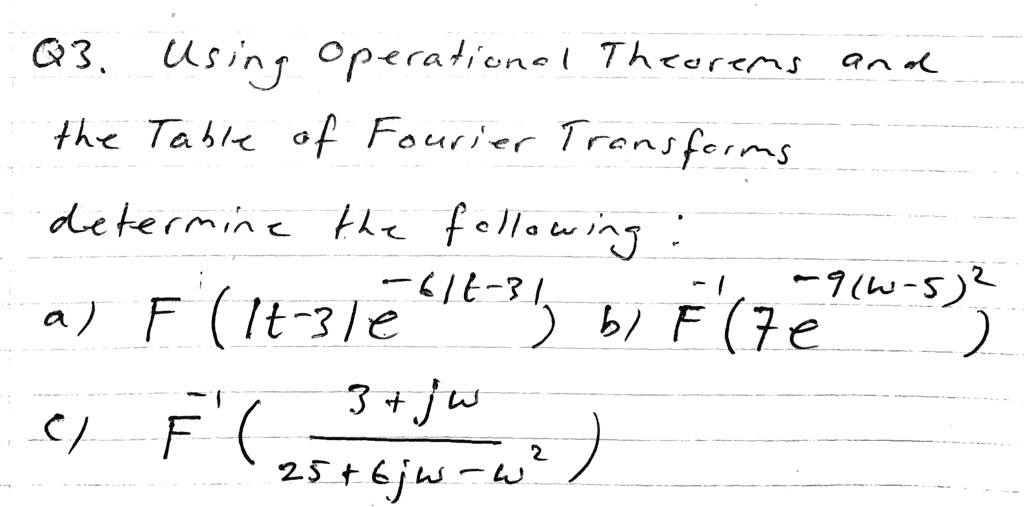 Solved Q3 Us I Operatfone Thzarroj G X Taz Ta Si Op Fouri C Trenjfar S De Temin M Pl Flla Winj 241l 3 1 L 5 2 4 F It 3 E 61 F 3 Jw 1