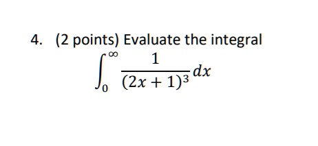 Evaluate the integral ??? 1/(2x + 1)³ dx