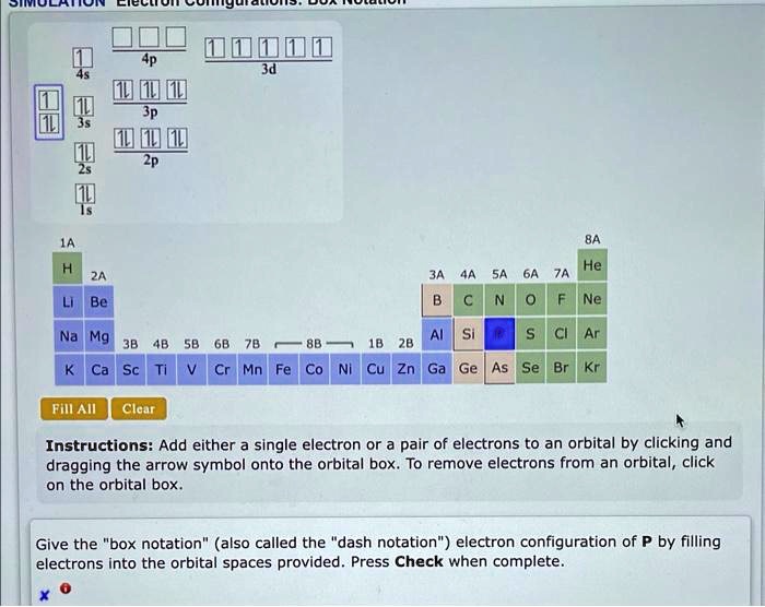 Electron Configuration Box And Arrow