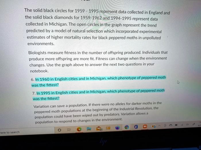 The solid black circles for 1959-1995 represent data collected in ...