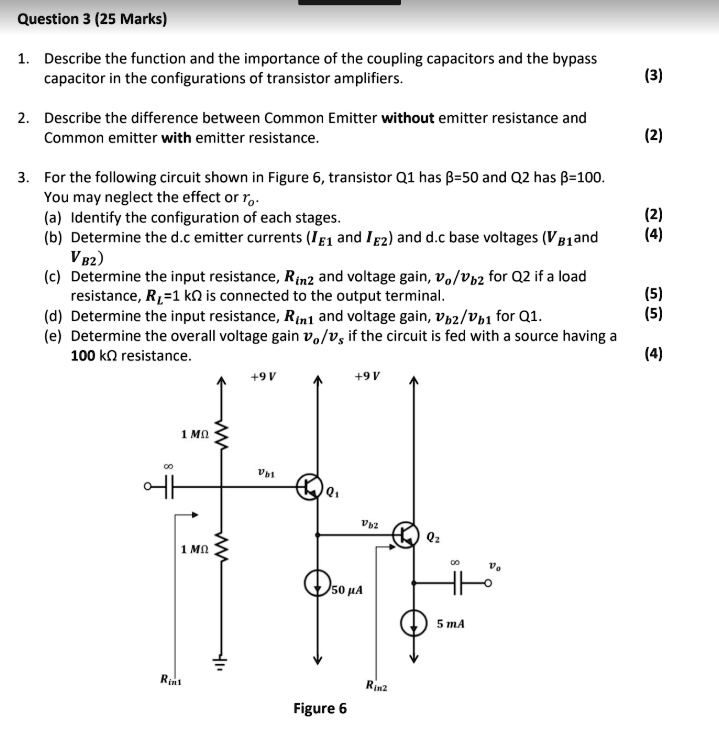 SOLVED Question 3 (25 Marks) 1. Describe the function and importance
