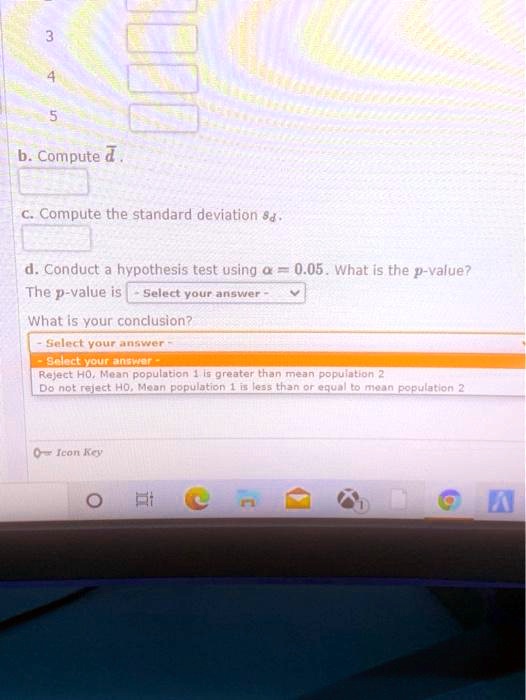 SOLVED Compute d C Compute the standard deviation 8d Conducl