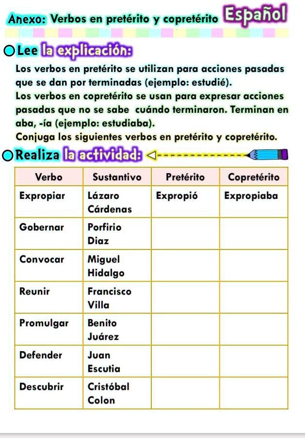 Solved Ayudaaaaaaaaaaaaa No Se Está Es De Español Le Doy Coronita Al Que Me Ayude Anexo Verbos 8398