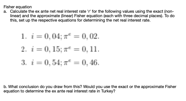 How To Calculate Real Interest Rate