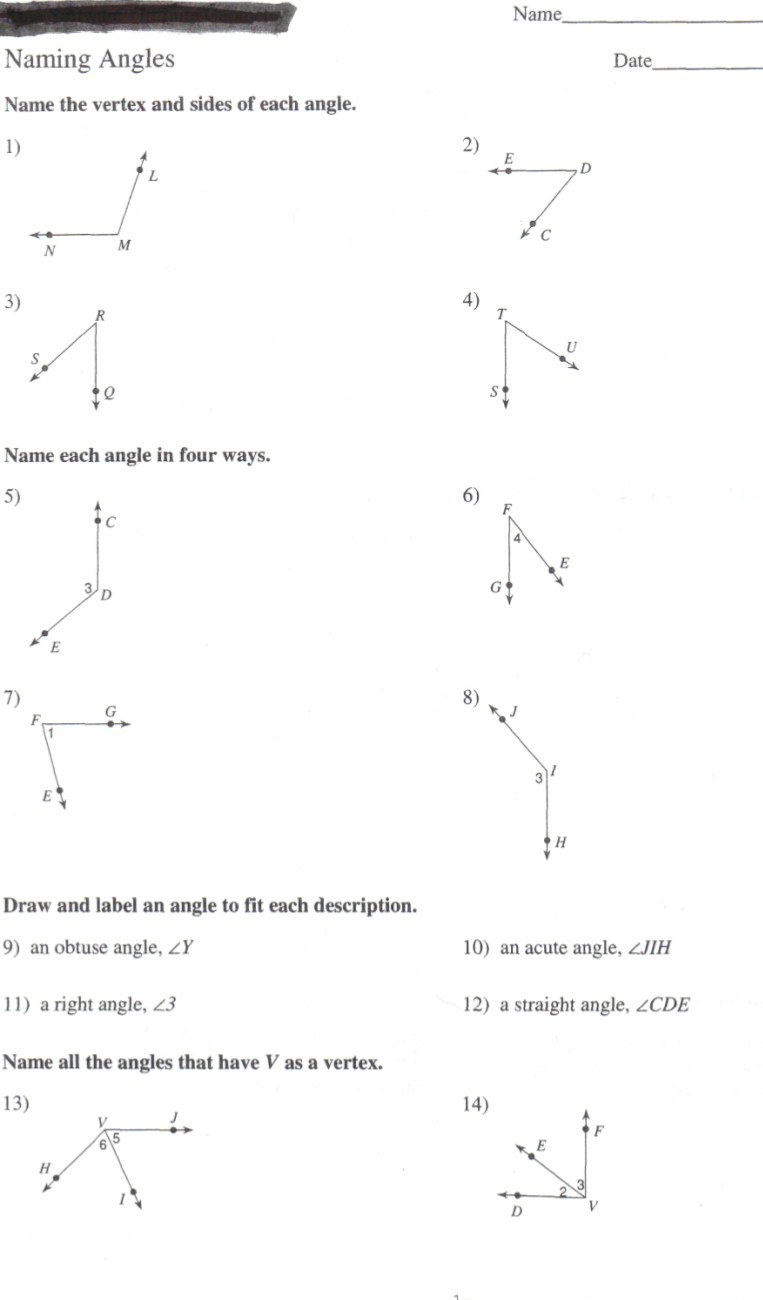 Drawing and Measuring Angles - Mr-Mathematics.com