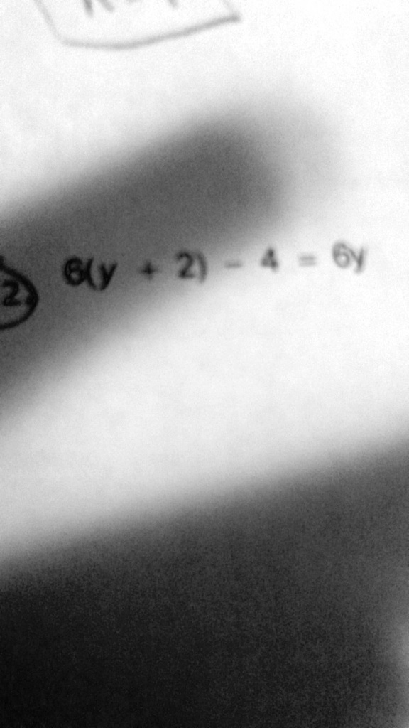 6(y + 2) - 4 = 6y