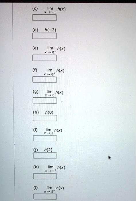 C Iim H X D H 3 Ilm H X Iim H X 9 Iim H X H 0 H X… Solvedlib