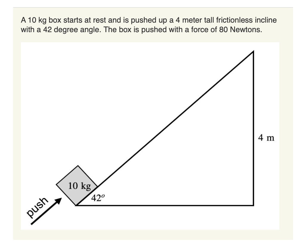 SOLVED Calculate the magnitude of the normal force the incline exerts