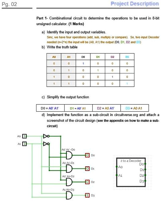 SOLVED: is my answer correct? Pg.02 ProiectDescription Part 1 ...