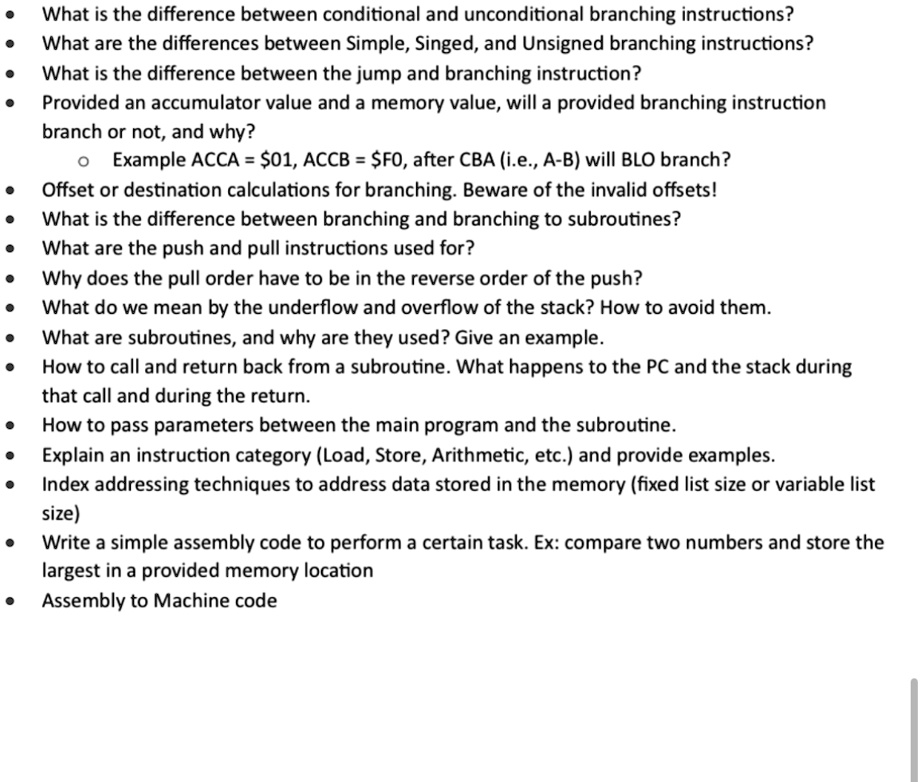 Solved what is the difference between conditional and unconditional