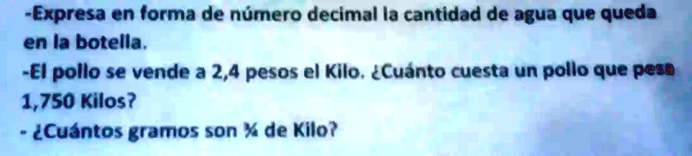 SOLVED Expresa En Forma De N mero Decimal La Cantidad De Agua Que solved-expresa-en-forma-de-n-mero-decimal-la-cantidad-de-agua-que