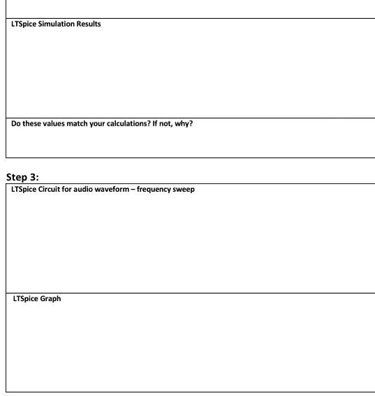 SOLVED LTSpice Slmulation Results Do these values match vour