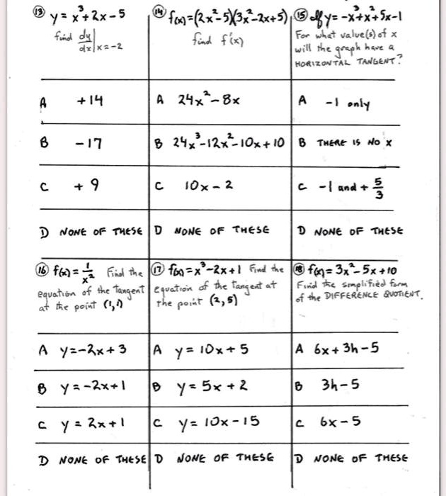 Solved Ysxtrx 5 F 84 Ixa 2 Fo Lx Sksx 2x S Ys X X Sx I 14 Ftx Fer Diet Va Lve S E Wil Me Ot 6sve Korizontal Tangent 14 24x Bx 71 Sly 7 B 24x 12 X Xi0 10