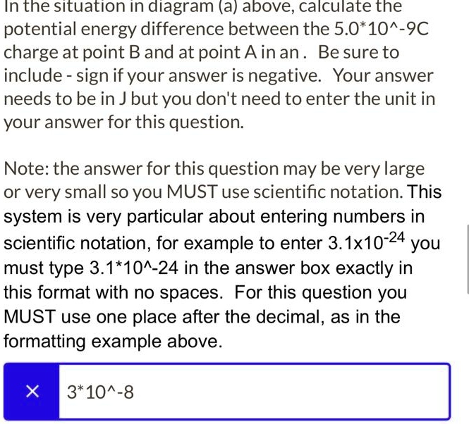 In the situation in diagram (a) above, calculate the potential energy ...