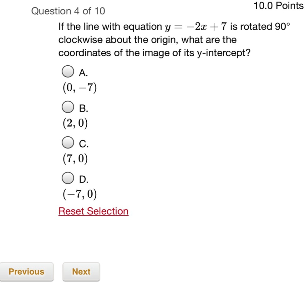 Test Question Math Origin SOLVED: 'Geometry math question no Guessing 10.0 Points Question 4 of ...