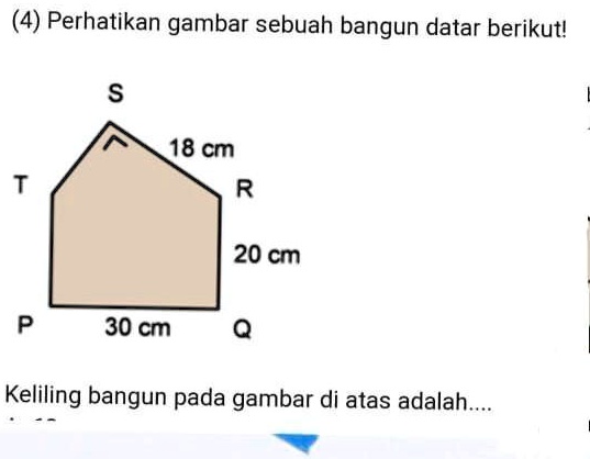 perhatikan gambar sebuah bangun datang berikut perhatikan gambar sebuah