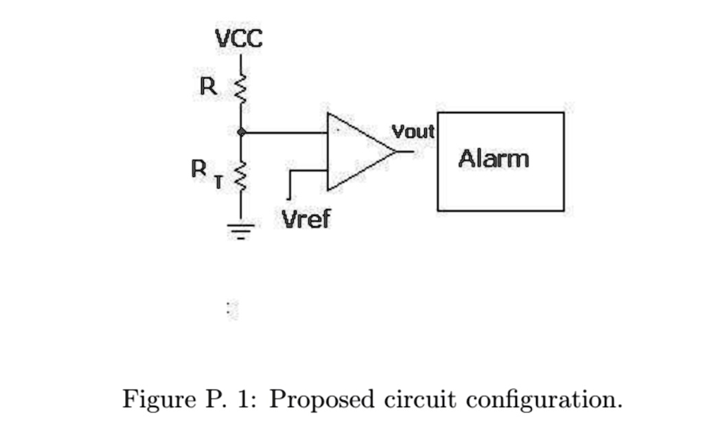SOLVED: A thermistor with positive temperature coefficient is a ... Circuit Diagram