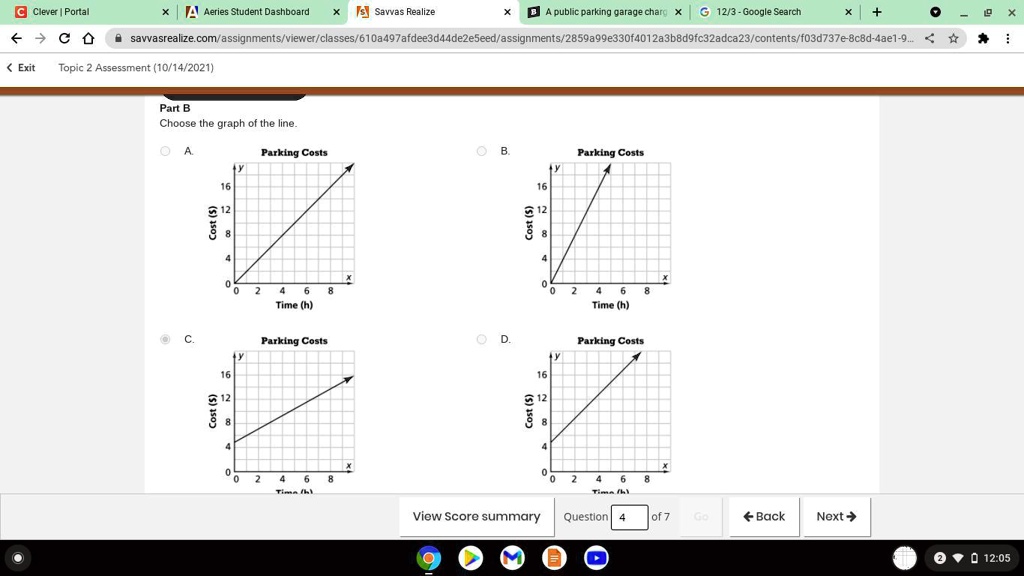 Solved please help i know my equation is y 2x 5 what graph is it