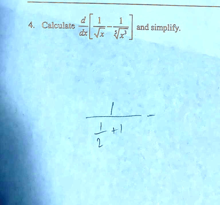 SOLVED 4 Calculate Dx And Simplify 51 solved-4-calculate-dx-and-simplify-51