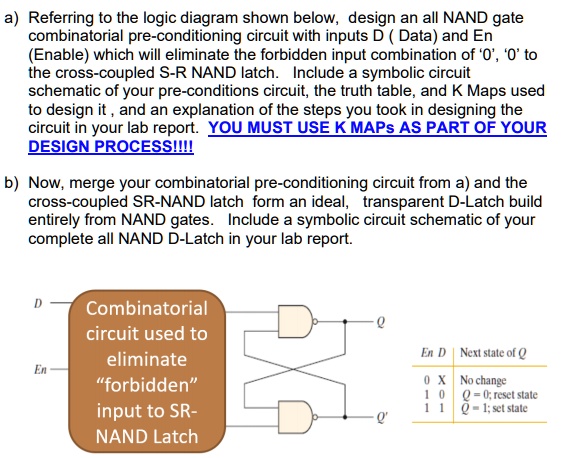 VIDEO solution: Referring to the logic diagram shown below, design an ...