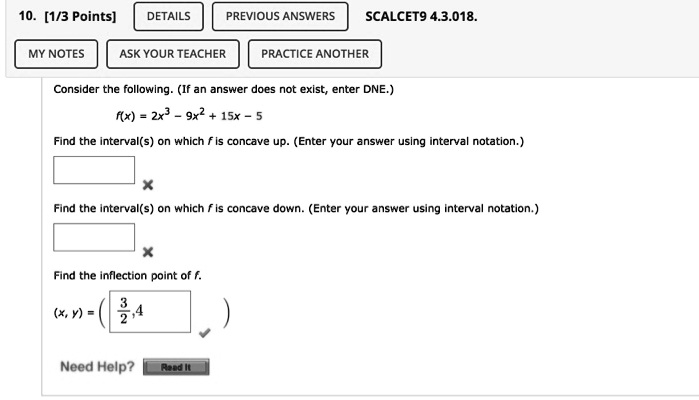 Solved Submitted 9. 2/4 points v Previous Answers My Notes A