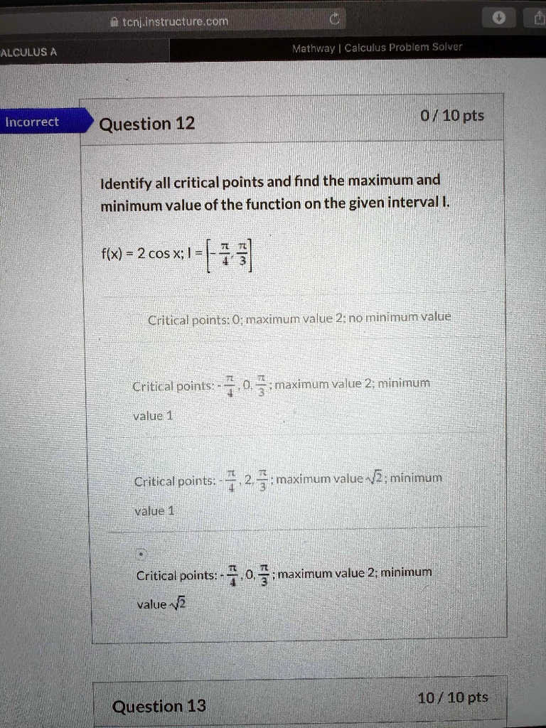 Mathway calculus deals