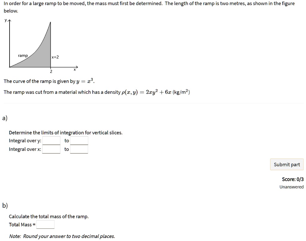 Maximum Ramp Mass in order for a large ramp to be movedthe mass must first be determined ...