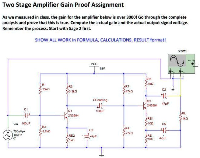 Two Stage Amplifier Gain Proof Assignment As we measured in...